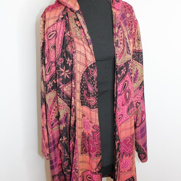 Printed Pashmina Jacket - One of a Kind - NWT - Picture 4 of 15
